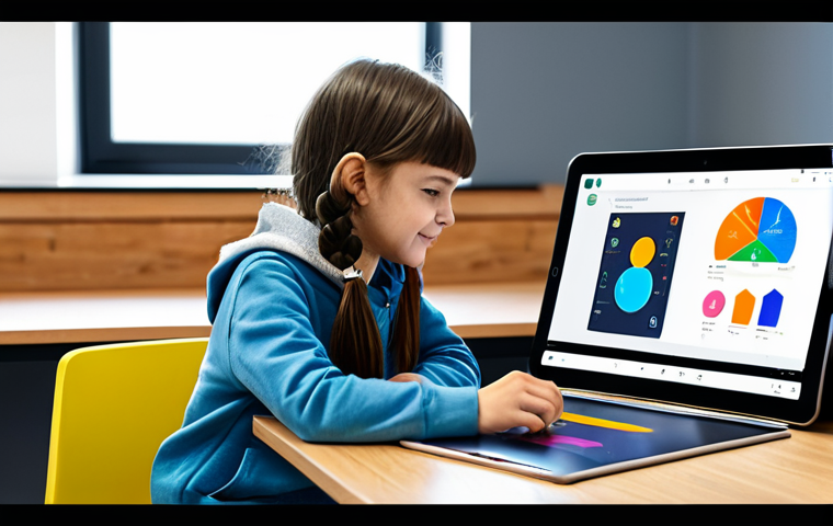 Learning with AI**
"A bright and modern home study. A young student sits at a desk, fully clothed in casual, modest attire, interacting with an AI-powered learning platform on a tablet. The AI tutor displays a personalized lesson, with colorful graphics. The scene emphasizes personalized learning, safe for work, appropriate content, professional, perfect anatomy, natural proportions, family-friendly environment."
**